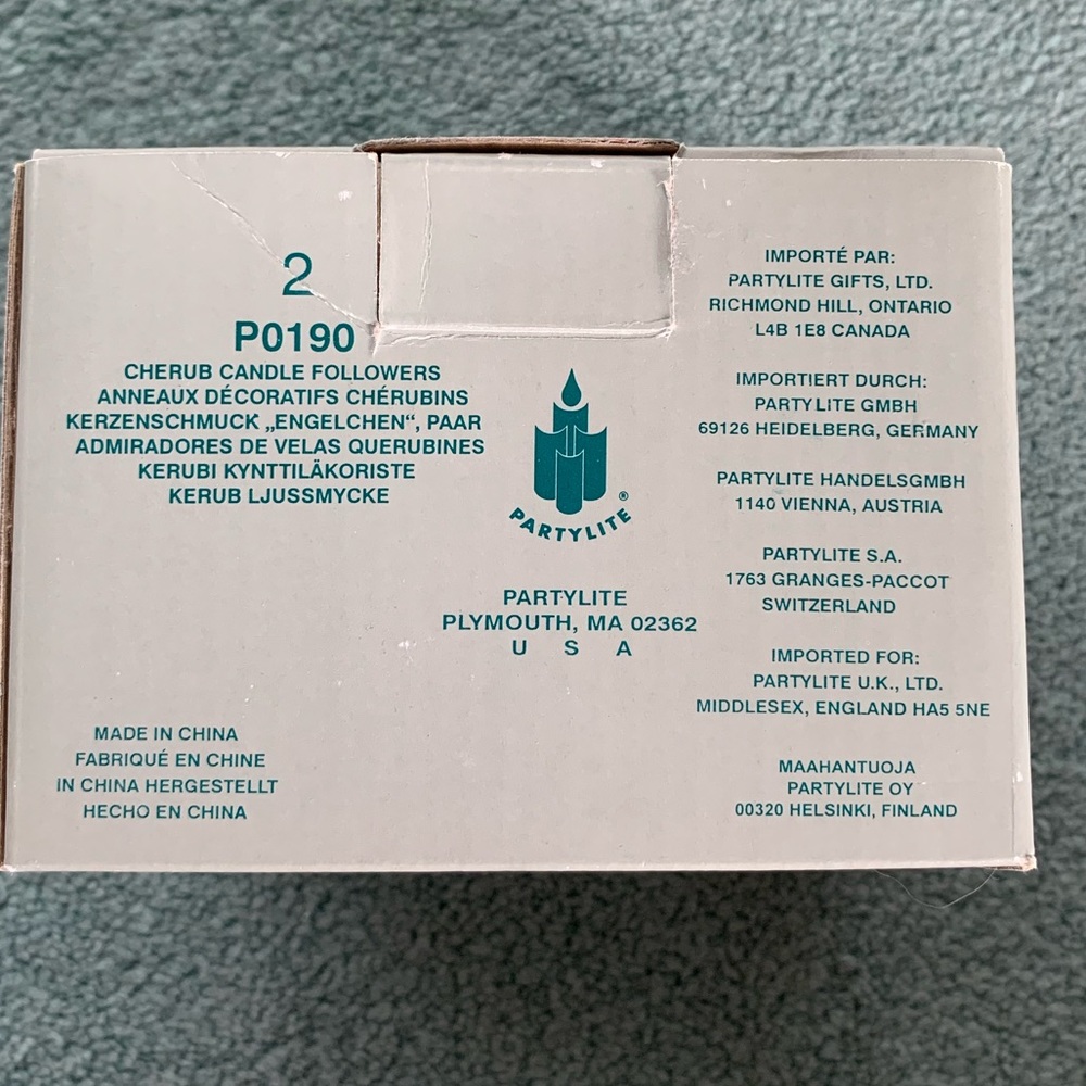 PartyLite Cherub Candle Followers
